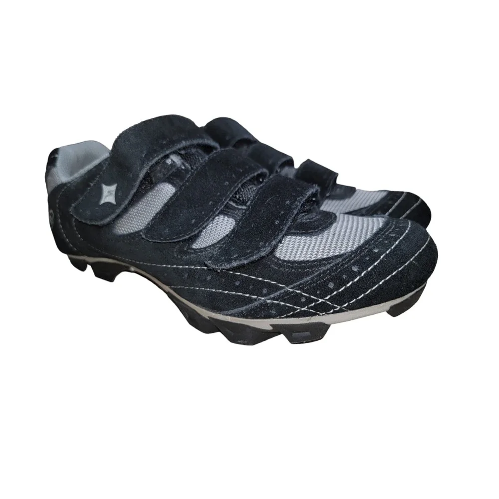 Specialized Women's Riata MTB‎ Cycling Shoes Black/silver Suede US 9/EU 40